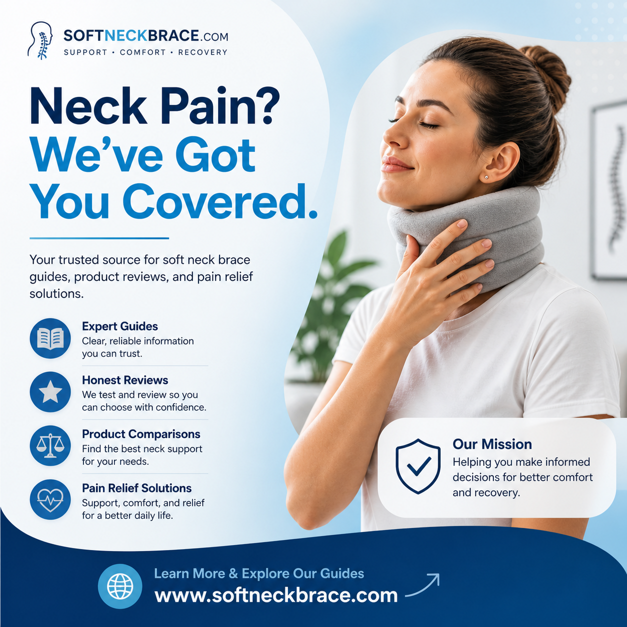 soft neck brace banner
